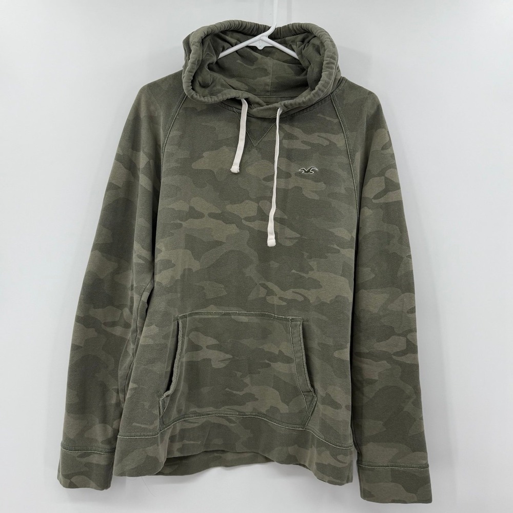 Hollister camo‎ hoodie green size xxl